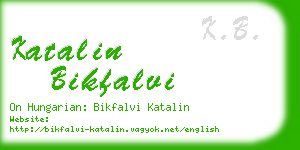 katalin bikfalvi business card